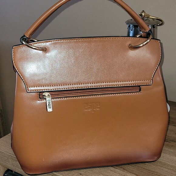 👜ESPE Caramel Coloured Faux Leather Designer Hand Bag - Picture 11 of 16